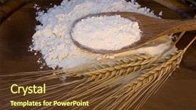  Presentation with taste - PPT theme consisting of  background and a  colored foreground