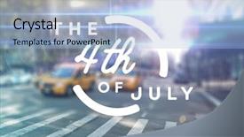  Presentation with fourth of july - Cool new PPT theme with white fourth of july graphic backdrop and a light blue colored foreground