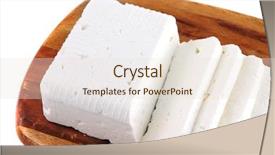  Presentation with white cheese - Cool new presentation with white goat cheese block backdrop and a lemonade colored foreground