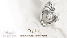  Presentation with white gold - PPT theme featuring gold heart on the text background and a sky blue colored foreground