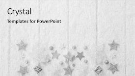  Presentation with christmas silver blue turquoise baubles - Slide set enhanced with shinny - white grey and silver christmas background and a white colored foreground