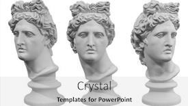  Presentation with renaissance - Presentation design having white-gypsum-copy-of-ancient background and a light gray colored foreground