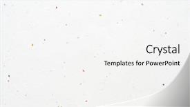  Presentation with watercolor paper texture white art - Amazing PPT theme having white hand-made textured paper backdrop and a white colored foreground