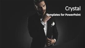  Presentation with casino black jack sound - Audience pleasing presentation design consisting of white hankerchief adjusting his lounge backdrop and a dark gray colored foreground