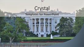  Presentation with white house - Amazing slide set having white house - washington d c backdrop and a light gray colored foreground