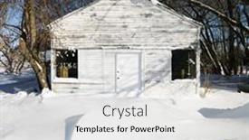  Presentation with white snow - 