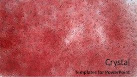  Presentation with cell membrane - Presentation theme featuring white human blood cell background and a red colored foreground