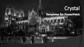  Presentation with paul - Beautiful theme featuring white ile de la cite backdrop and a dark gray colored foreground