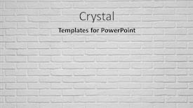  Presentation with white brick - Slides with white-indoor-brick-wall-abstract background and a light gray colored foreground