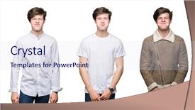  Presentation with floral border over white - PPT theme enhanced with white isolated background puffing cheeks background and a sky blue colored foreground