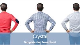  Presentation with isolated paw prints over white - Colorful PPT layouts enhanced with white isolated background standing backwards backdrop and a  colored foreground