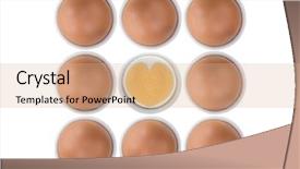  Presentation with free - PPT theme enhanced with white isolated on white background background and a coral colored foreground