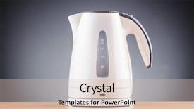  Presentation with grey - PPT layouts having white kettle against grey background background and a lemonade colored foreground