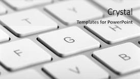  Presentation with keys - Amazing presentation theme having white keys of computer keyboard backdrop and a  colored foreground