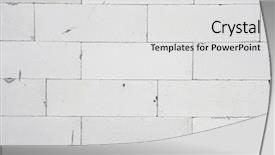  Presentation with concrete construction - Slides featuring white light weight concrete brick background and a light gray colored foreground