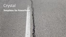  Presentation with cracked - Amazing slides having white-line-on-the-cracked backdrop and a gray colored foreground