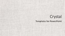  Presentation with linen - Cool new PPT theme with white linen texture backdrop and a light gray colored foreground