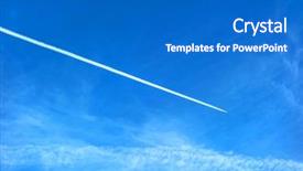  Presentation with jet airplane - Slides with beautiful buddha image outdoor background and a white colored foreground.