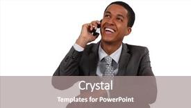  Presentation with cell phone towers - Slides featuring olive - italian shrimp salad with mixed background and a coral colored foreground