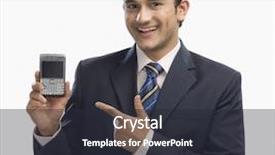  Presentation with mobile phone and germs - Audience pleasing presentation theme consisting of woman is camping outdoor backdrop and a dark gray colored foreground