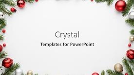  Presentation with happy new year - Theme having white-merry-christmas-and-happy background and a white colored foreground