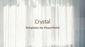  Presentation with curtains - Slide set enhanced with white-metal-plastic-window background and a  colored foreground