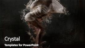  Presentation with surreal - PPT layouts having white mini dress surreal background and a black colored foreground