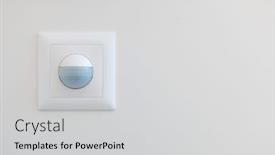  Presentation with sensor - Audience pleasing slide set consisting of white-motion-sensor-detail backdrop and a light gray colored foreground