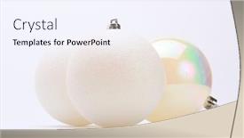  Presentation with glow - Slides consisting of white-nacre-and-glow-merry background and a sky blue colored foreground