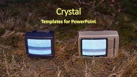  Presentation with analogue circuits - PPT theme having white noise on two analogue background and a wine colored foreground