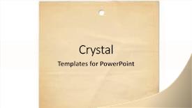  Presentation with old paper and ink - Slides with white notebook sticker page - old note paper background and a  colored foreground