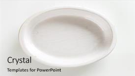  Presentation with tibetan singing bowl - Colorful theme enhanced with white oval bowl on white backdrop and a  colored foreground