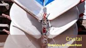 Presentation with surfing - Theme with white-paddle-surfing-boards background and a tawny brown colored foreground