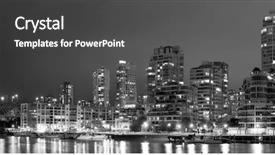  Presentation with british columbia canada - Cool new slide set with white panorama with an aspect backdrop and a dark gray colored foreground