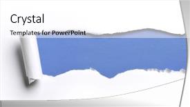  Presentation with paper - Colorful theme enhanced with white paper against a blue backdrop and a white colored foreground