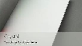  Presentation with brochure - PPT theme enhanced with white-paper-brochure-on-gray background and a light gray colored foreground