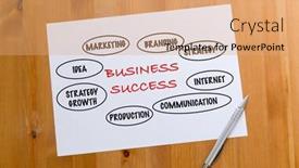  Presentation with paper - Presentation featuring white-paper-draft-showing background and a coral colored foreground