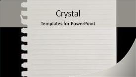  Presentation with black paper - Amazing theme having note card - white paper isolated on black backdrop and a light gray colored foreground