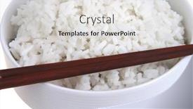  Presentation with persian - Beautiful PPT layouts featuring white-persian-rice-close-up backdrop and a light gray colored foreground