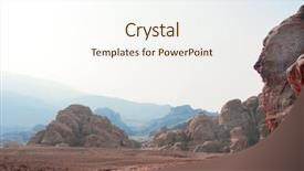  Presentation with petra jordan - Presentation theme having white petra jordan middle east background and a cream colored foreground