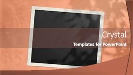  Presentation with saffron - Theme enhanced with white-photo-card background and a tawny brown colored foreground