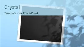  Presentation with saffron - Colorful theme enhanced with white-photo-card backdrop and a sky blue colored foreground