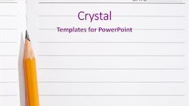  Presentation with paper line - Slides enhanced with white piece of line background and a sky blue colored foreground