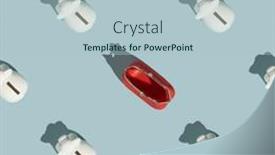  Presentation with blue financial - Slide deck enhanced with white-piggy-banks-and-coin background and a light blue colored foreground