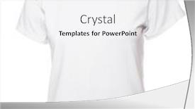  Presentation with mannequin - Presentation theme enhanced with white-plain-shortsleeve-cotton-t background and a white colored foreground