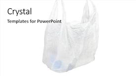  Presentation with plastic bag ban - Beautiful presentation featuring white plastic bag backdrop and a white colored foreground