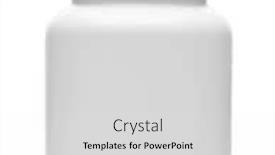  Presentation with medicament - Cool new theme with white-plastic-medical-bottle-without backdrop and a light gray colored foreground