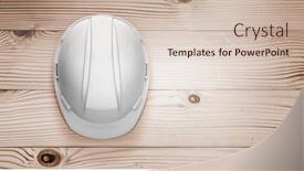  Presentation with safety - Slides enhanced with white-plastic-safety-helmet background and a lemonade colored foreground