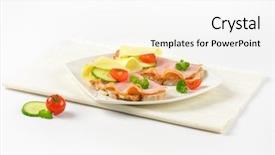  Presentation with globe and open bible - Slide set consisting of white plate and place mat background and a white colored foreground