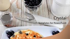  Presentation with rustic wood - Amazing presentation theme having white plate maple syrup backdrop and a light gray colored foreground